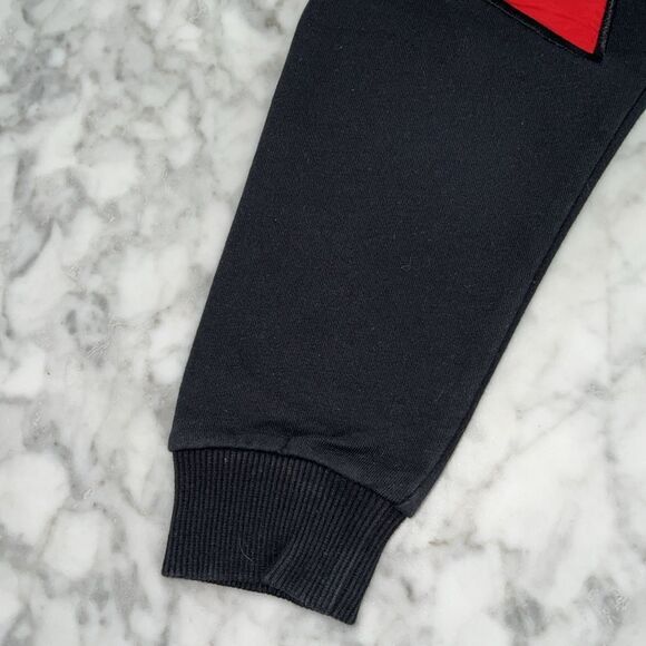 MONCLER BOYS BLACK JOGGER SWEATS 4A - Picture 5 of 15